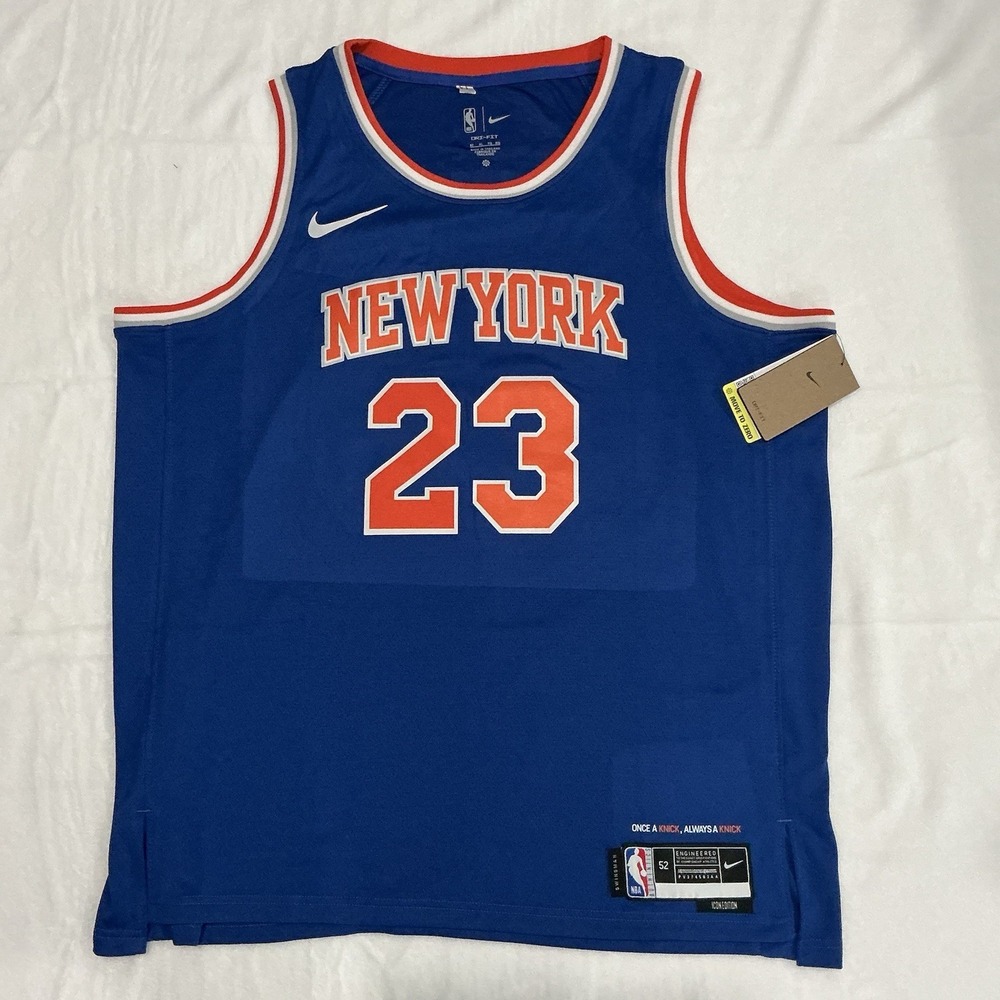 New York Knicks Robinson 23 Swingman Icon Edition Jersey Blue size 52 / XL - Picture 2 of 12